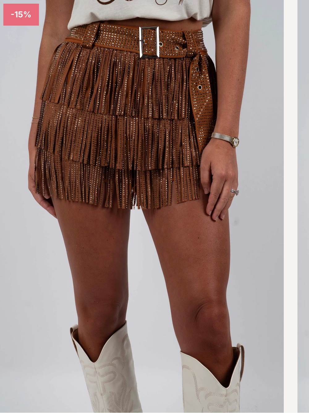 NWT Fringe Skirt